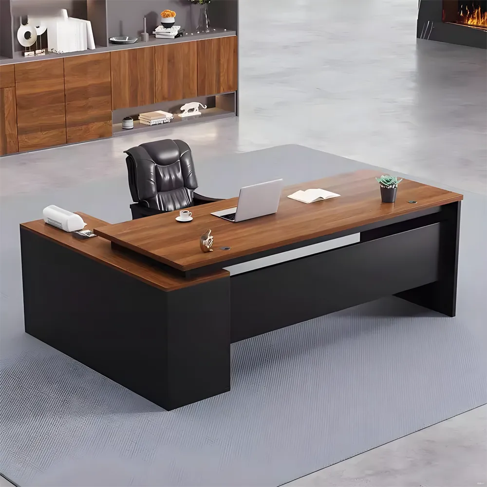 Manager's Office Desk with 5cm Thick Desktop Manager's Office Desk with 5cm Thick Desktop