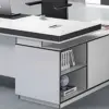 Modern and White Presidential Office Desk