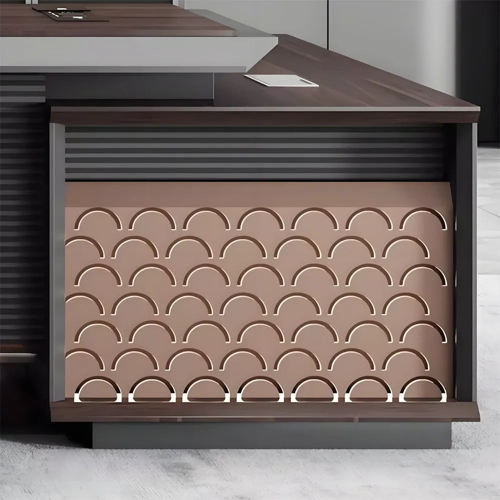 Modern Baking Lacquer Large Desk Chairman Furniture