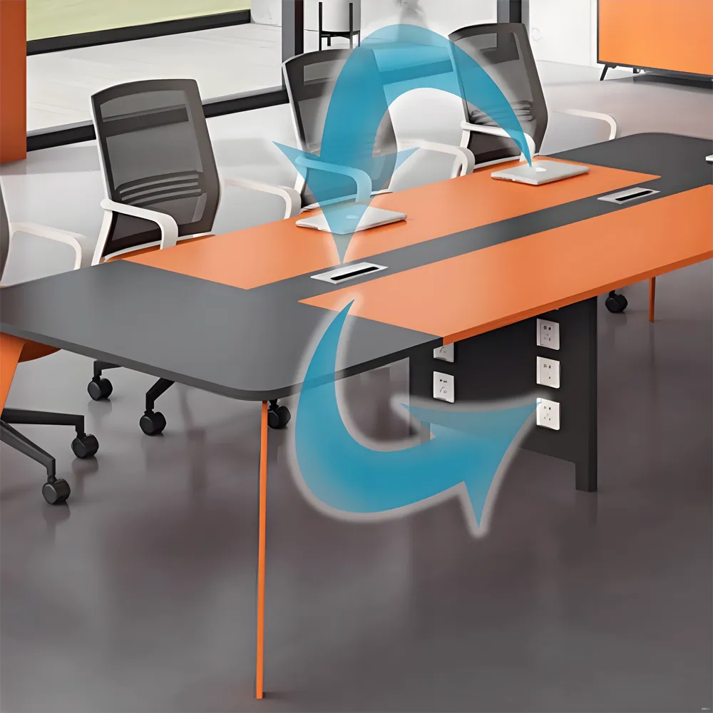 Orange Small Rectangular Table - Maoters