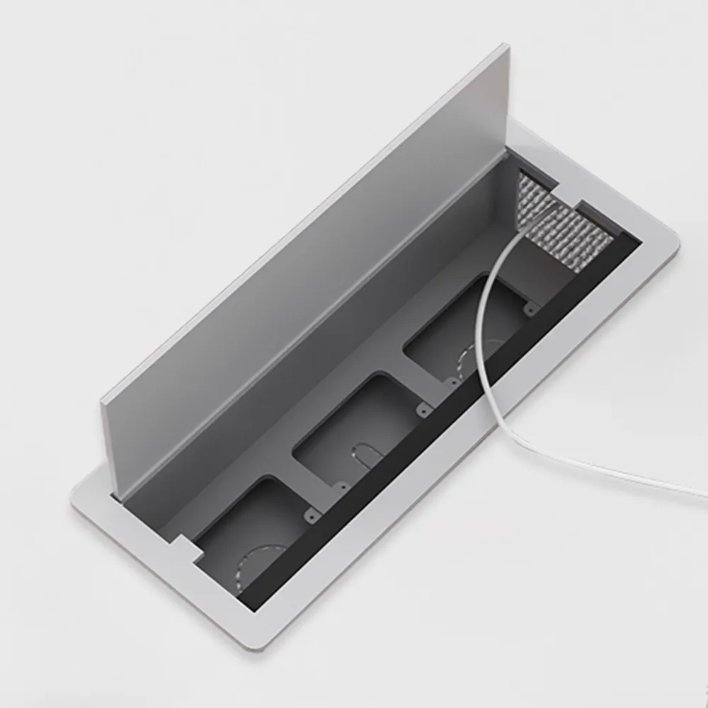 Rectangular Conference Table Wrapped In Aluminum