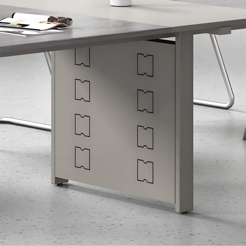 Slanted Edge Lacquered Conference Table