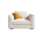 White Upholstered Performance Sofa - Maoters