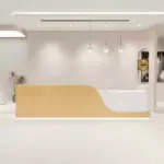 Rectangular Laminate Reception Desk