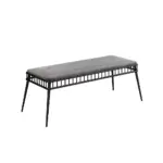Leisure Industrial Iron Sofa - Gray