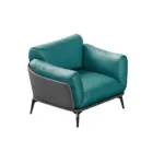 Small Business Office Sofa - Orange, Two Seater