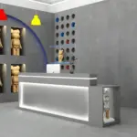 Modern Bar Table - Simple Clothing Store Counter