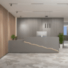 Elegant Front Desk Reception Counter