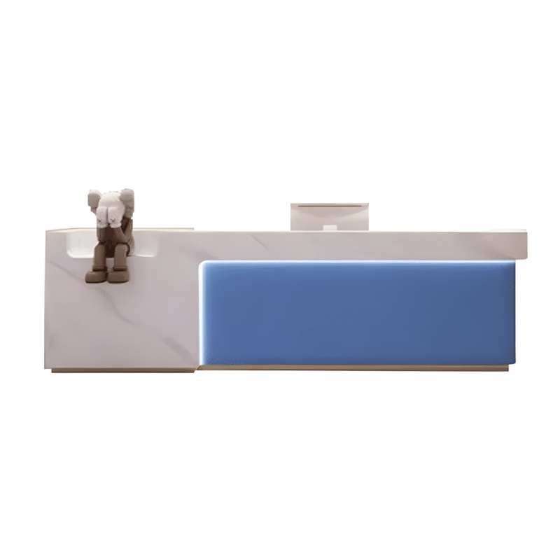 Simple Modern Stainless Steel Reception Desk - Maoters