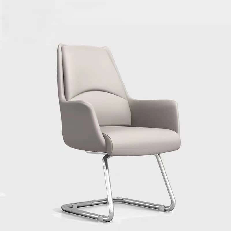 Innovative Large White Lacquered Conference Table - Maoters