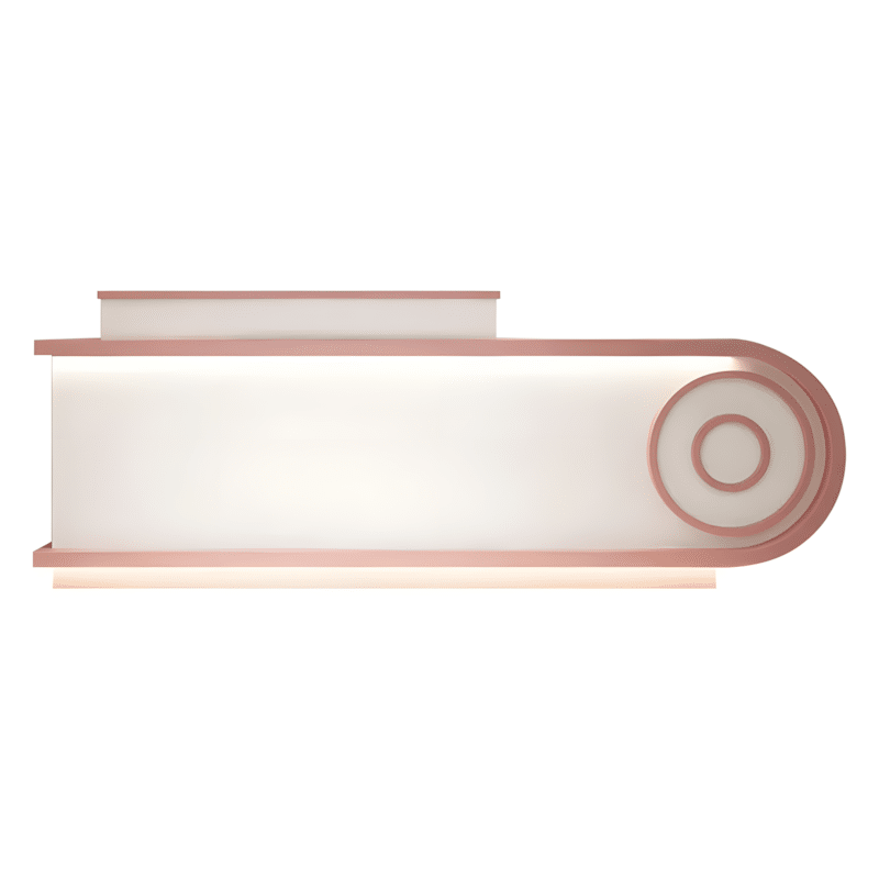 Modern Minimalist Curved Counter - Maoters