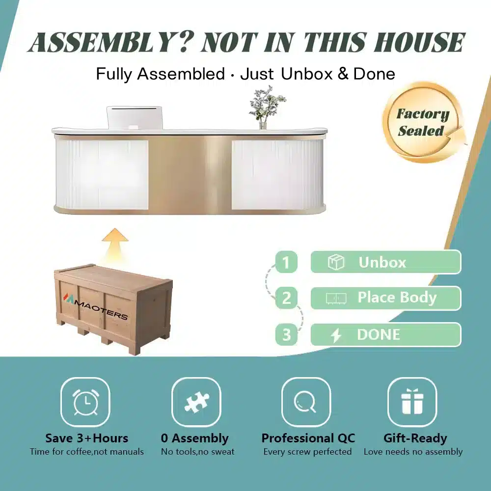 Modern Cashier Counter for Small Shops