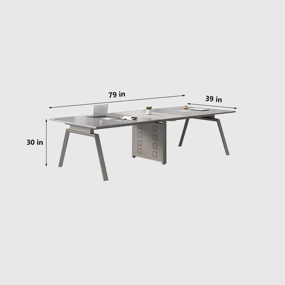 Slanted Edge Lacquered Conference Table