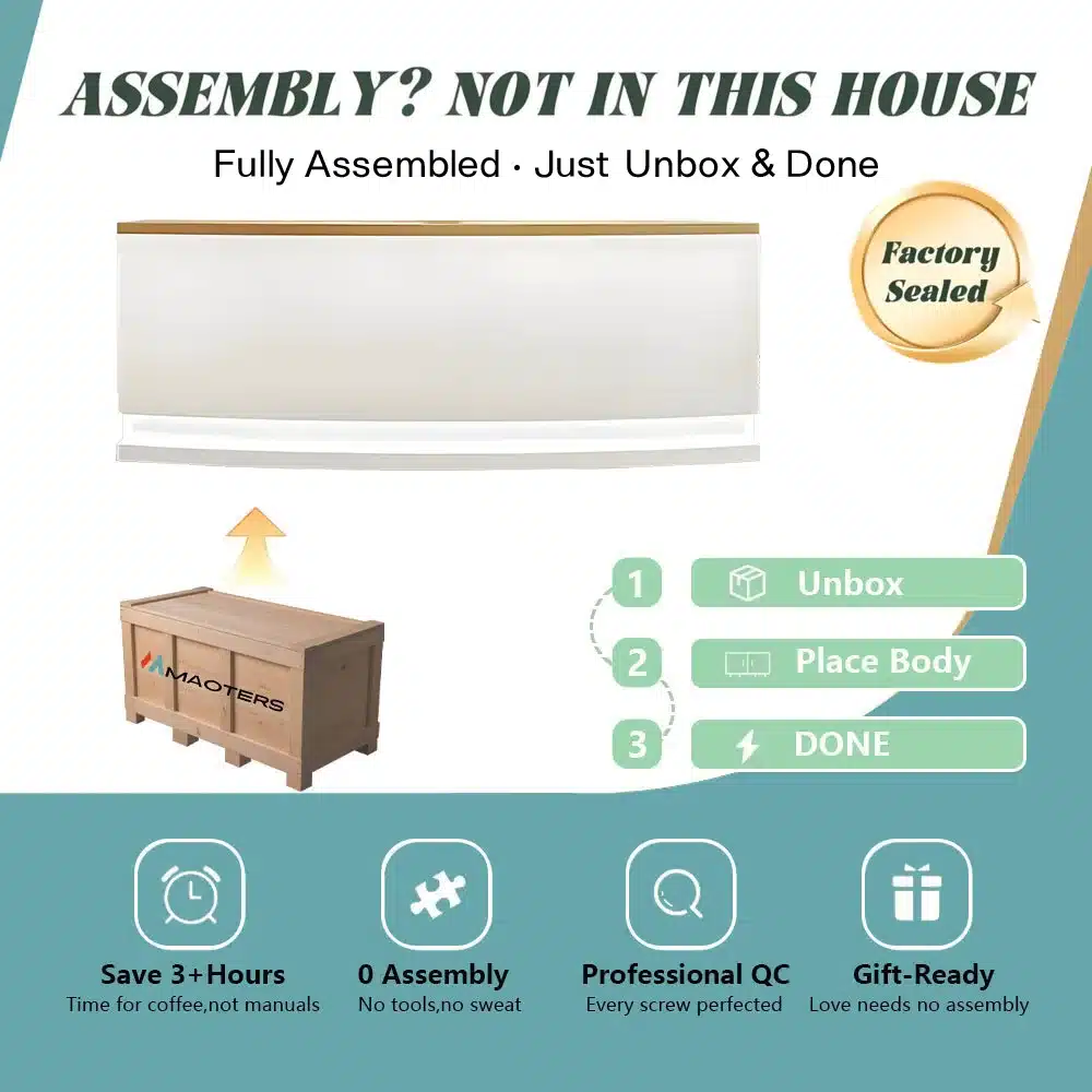 Modern Light Reception Desk