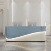Modern Curved Front Desk Reception Desk Cashier Desk