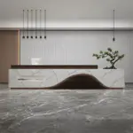 Simple and Modern Hotel Reception Desk