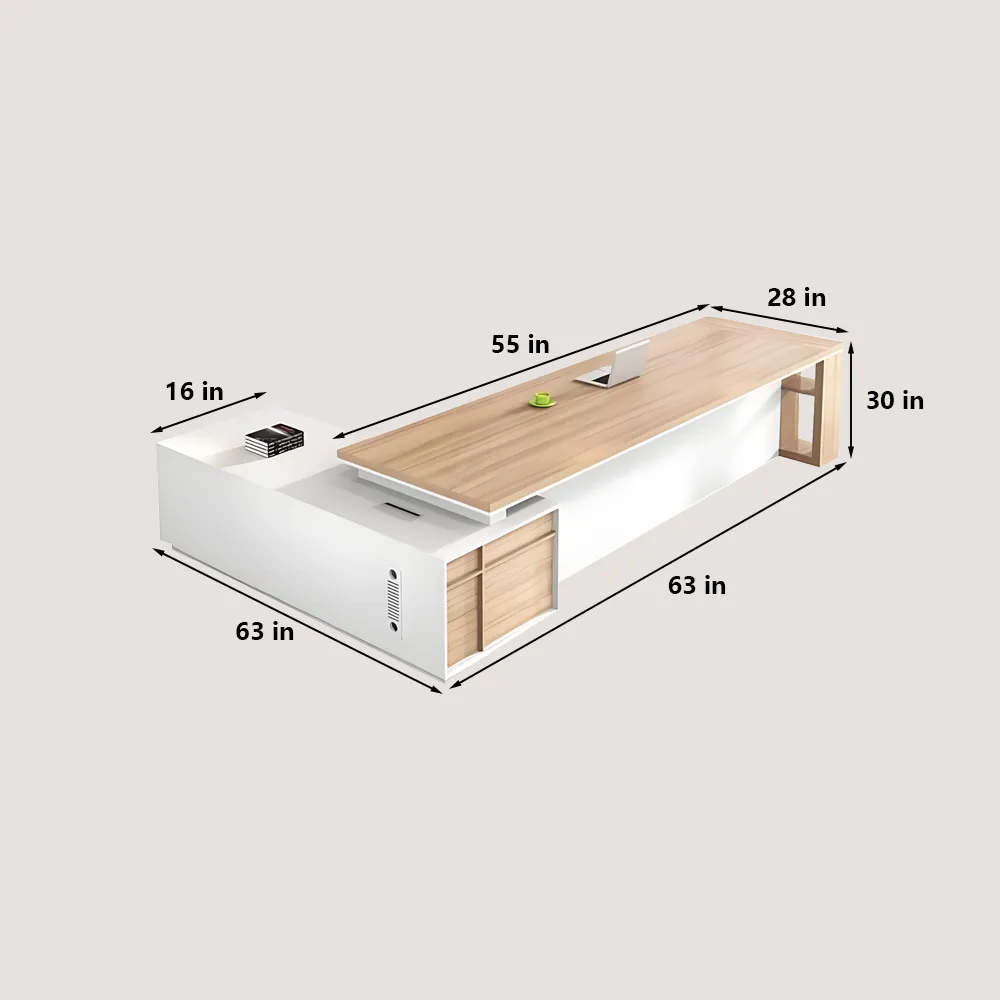 Minimalist Modern Chinese-Style Executive Desk