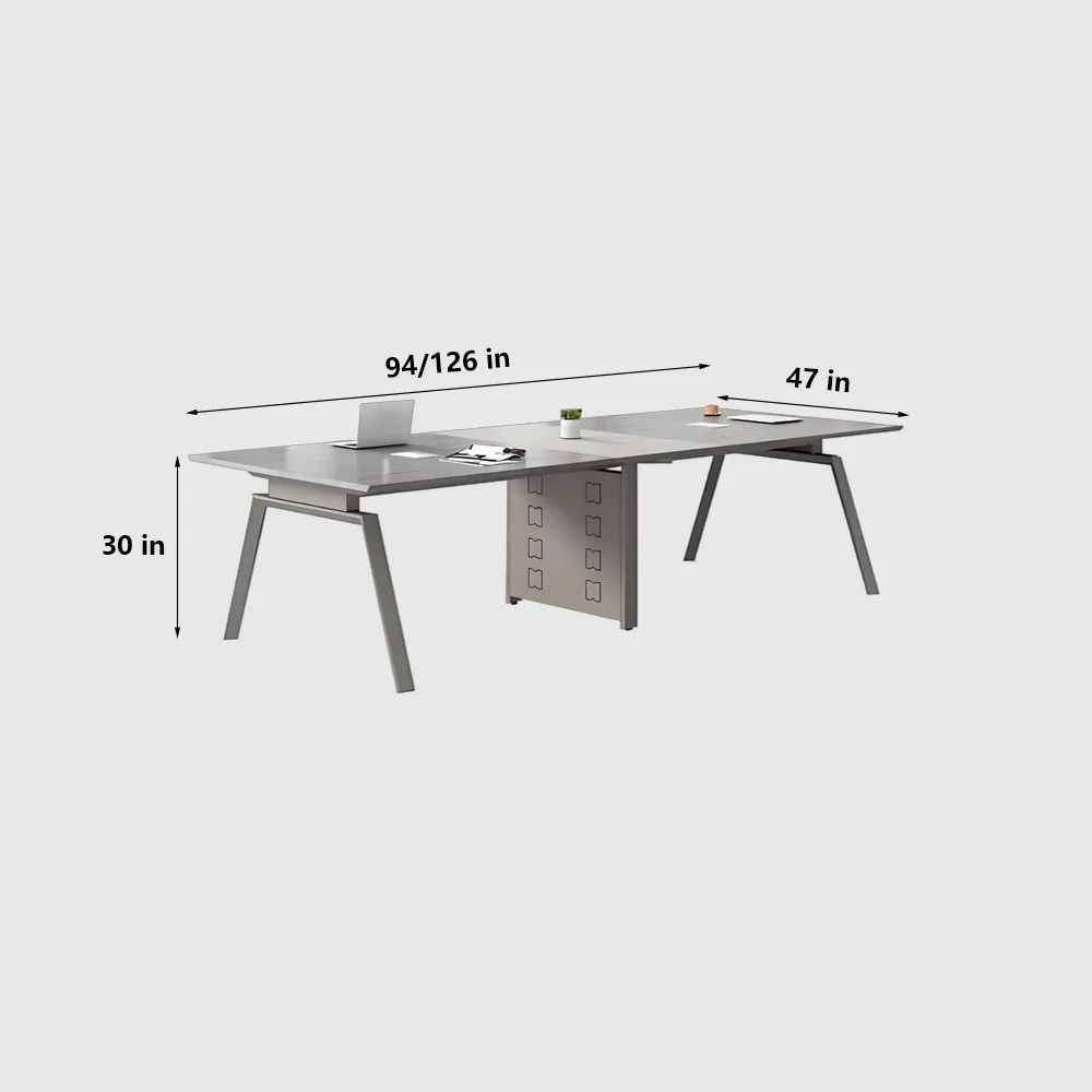 Slanted Edge Lacquered Conference Table