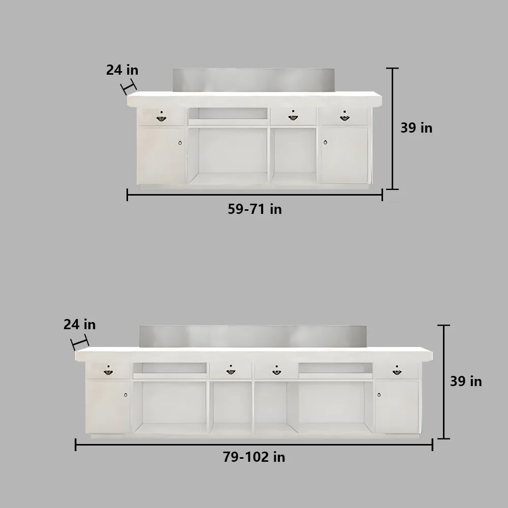 Modern Minimalist Company Hotel Front Desk