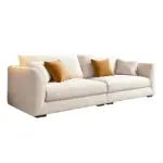 White Upholstered Performance Sofa - Maoters