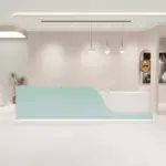 Rectangular Laminate Reception Desk