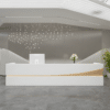 Modern Simple Reception Desk - Sleek Lacquer Finish