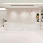 Rectangular Laminate Reception Desk