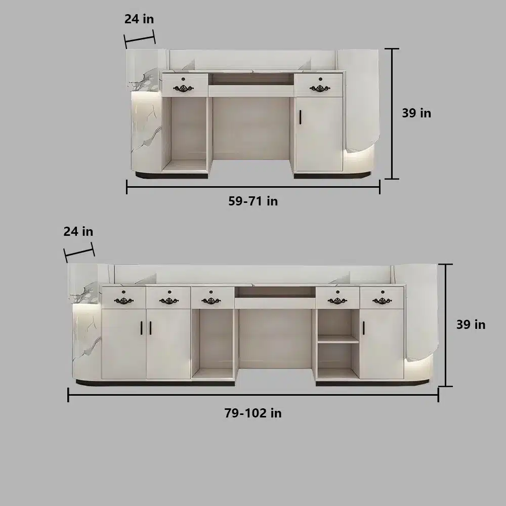 Modern Curved Front Desk Reception Desk Cashier Desk Modern Curved Front Desk Reception Desk Cashier Desk