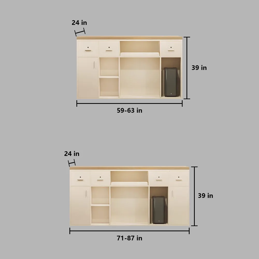 Modern Light Reception Desk