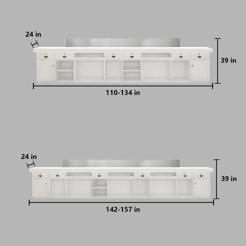 Modern Minimalist Company Hotel Front Desk