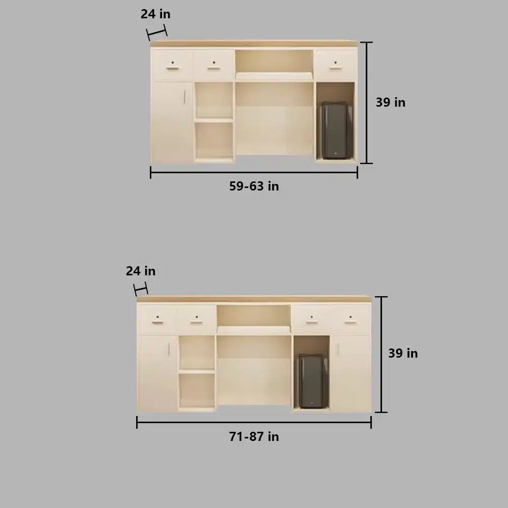 Modern Light Reception Desk Modern Light Reception Desk