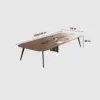 Rectangular Conference Table Negotiation Desk - Maoters