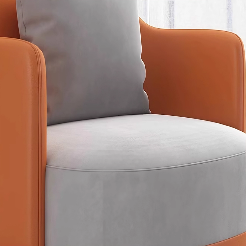 Artistic Style Leisure Reception Office Sofa Single Seat