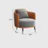 Artistic Style Leisure Reception Office Sofa Single Seat