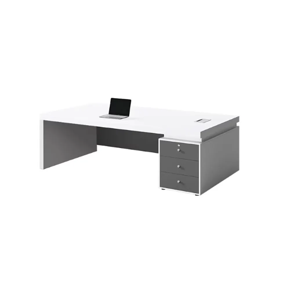 Sleek Modern Desk for Finance Managers & Supervisors Sleek Modern Desk for Finance Managers & Supervisors