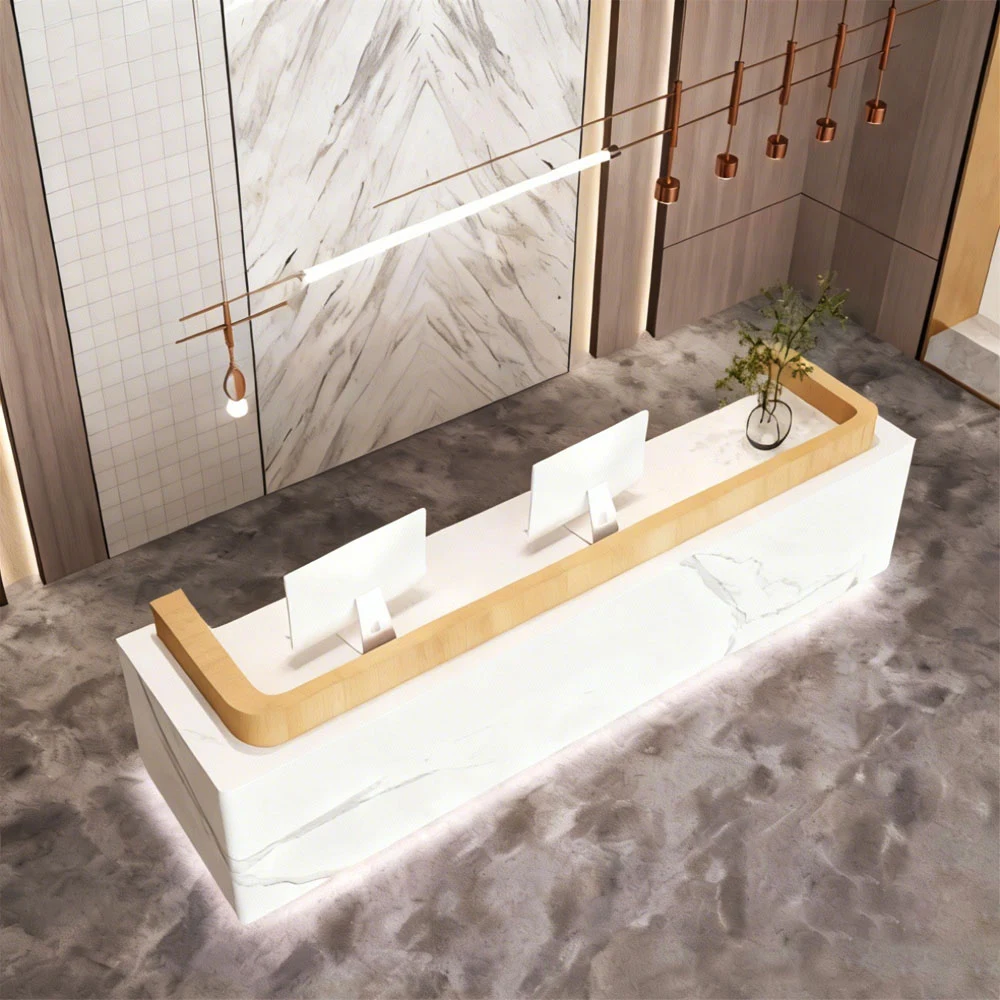 Baked Paint Reception Counter - Maoters Baked Paint Reception Counter - Maoters