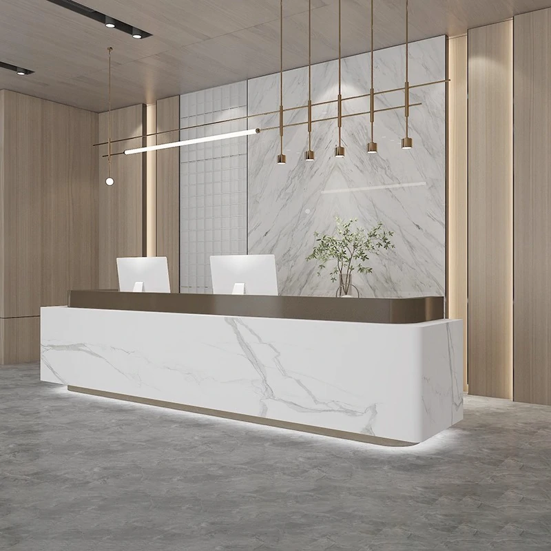 Baked Paint Reception Counter - Maoters