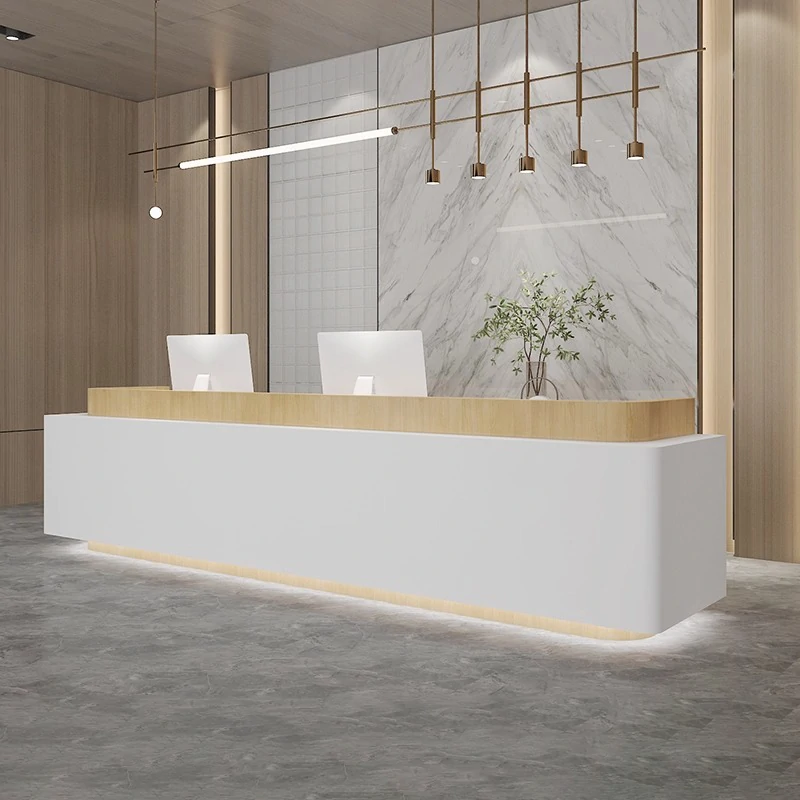 Baked Paint Reception Counter - Maoters