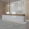 Baked Paint Reception Counter - Maoters