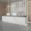 Baked Paint Reception Counter - Maoters