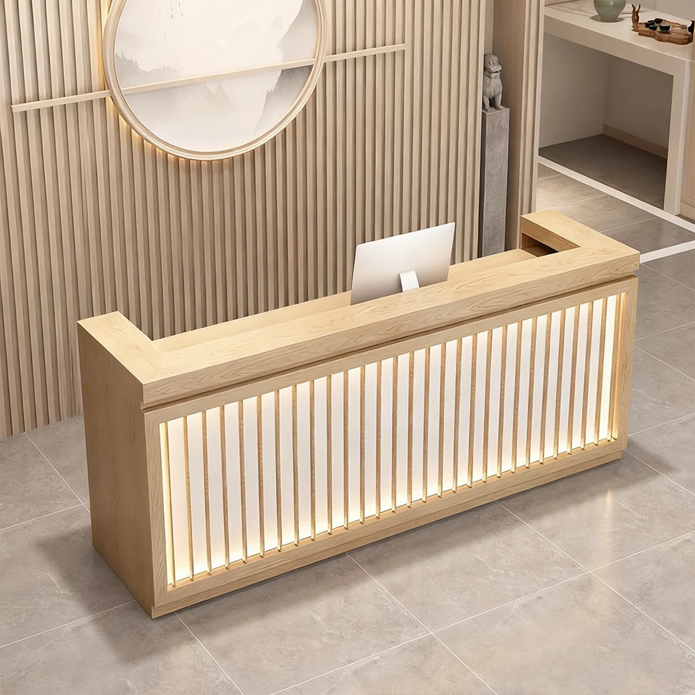 Chinese Vintage Reception Desk Chinese Vintage Reception Desk