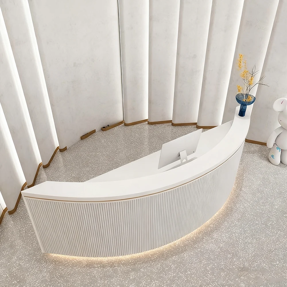 Simple Modern Round Bar Cashier Table - Maoters Simple Modern Round Bar Cashier Table - Maoters