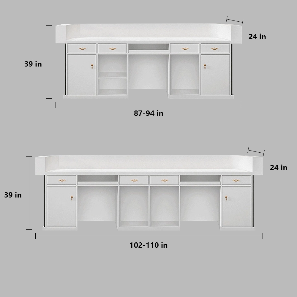 Chic Minimalist Reception Desk - Maoters Chic Minimalist Reception Desk - Maoters
