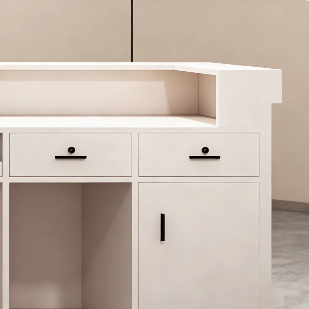 Company Lacquered Reception Desk Counter