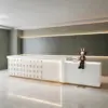 Company Lacquered Reception Desk Counter