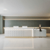 Company Lacquered Reception Desk Counter