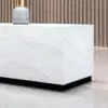 Company Reception Desk Imitation Marble Hall