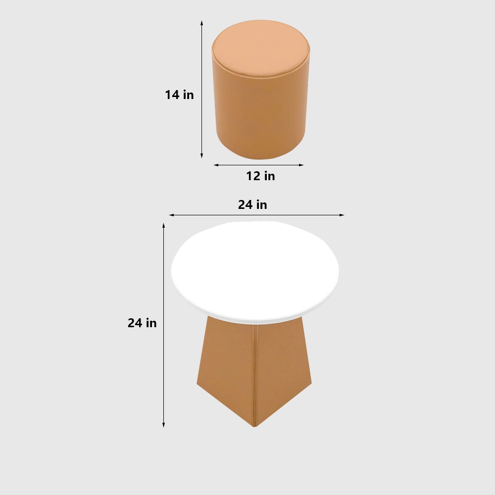 Creative Office Combination Sofa - Genuine Leather