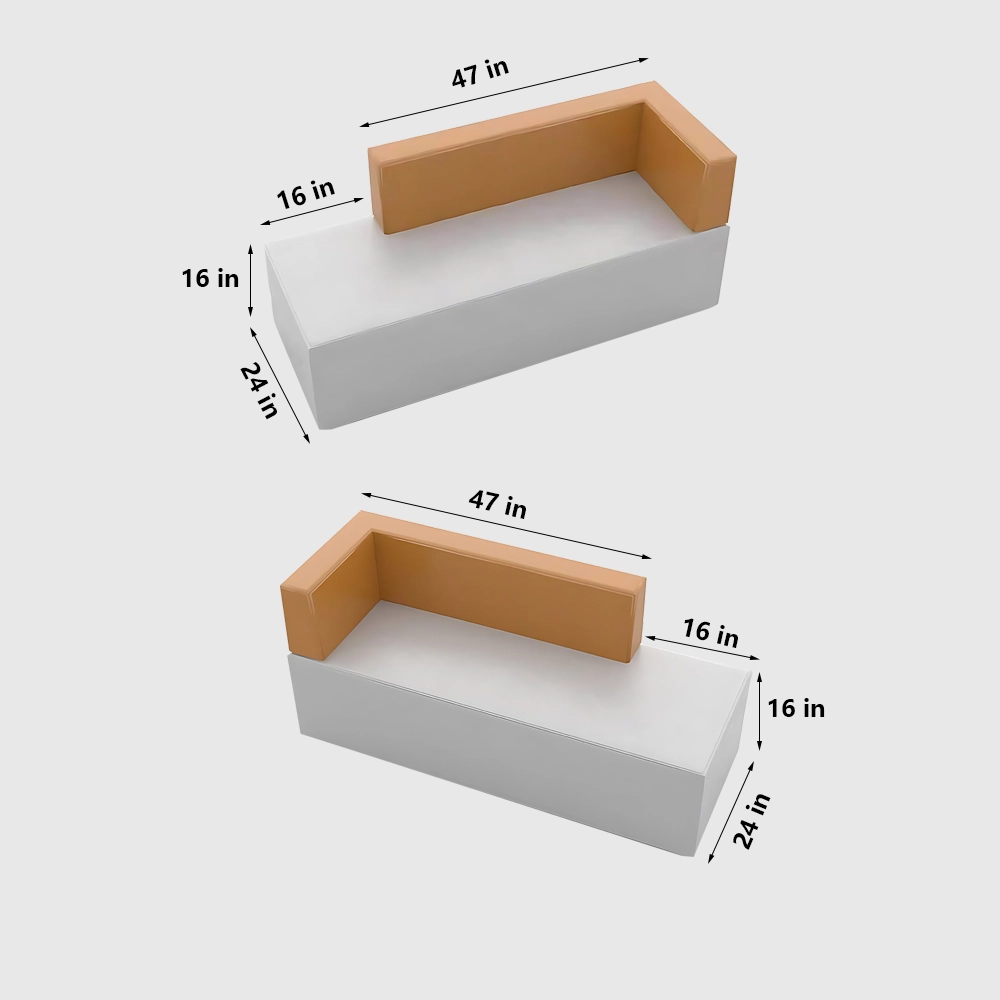Creative Office Combination Sofa - Genuine Leather