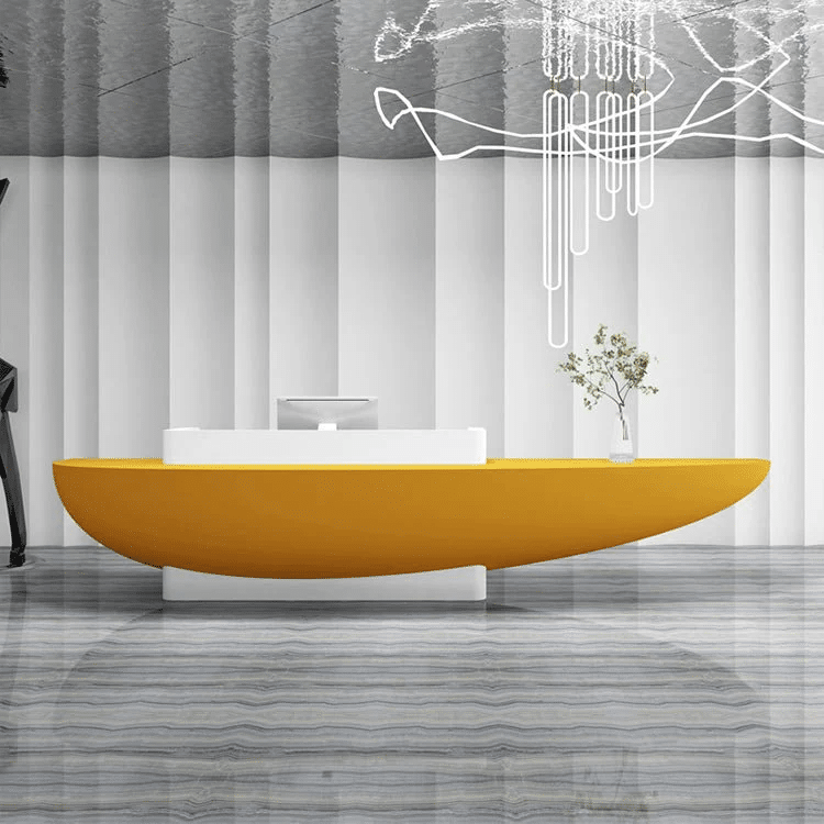 Creative Shaped Reception Desk